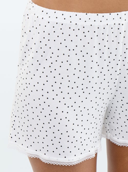 Ensemble pyjama court - 2 pièces - Kiabi