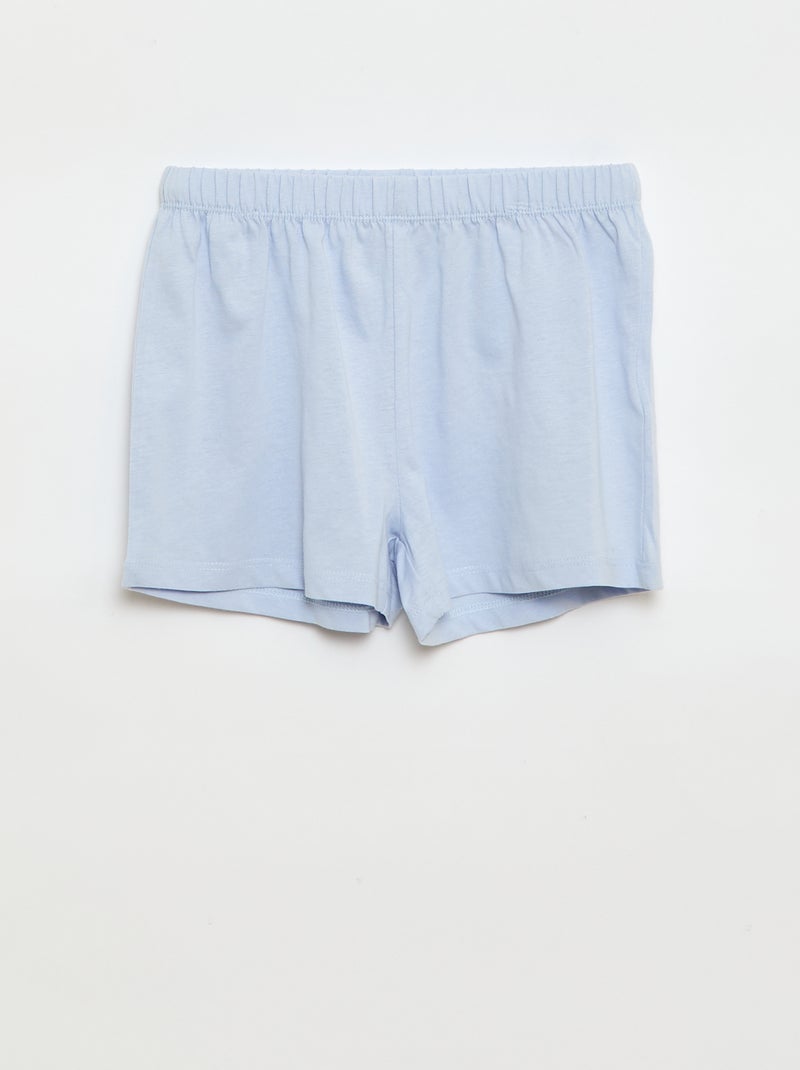 Ensemble pyjama court - 2 pièces Jaune - Kiabi