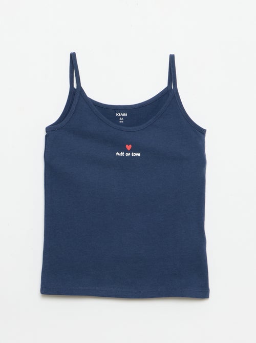 Ensemble pyjama court débardeur + short - 2 pièces - Kiabi