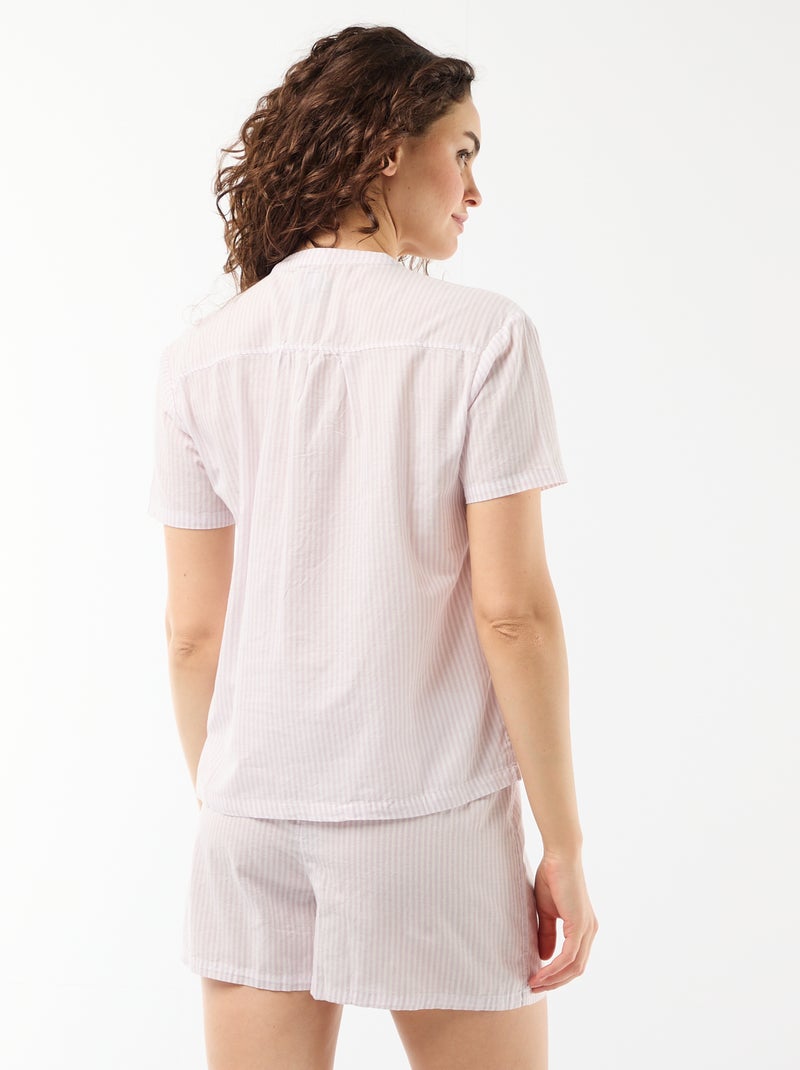 Ensemble pyjama court imprimé - 2 pièces Vert - Kiabi