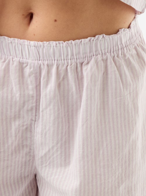 Ensemble pyjama court imprimé - 2 pièces - Kiabi