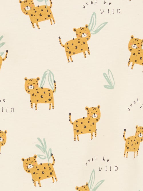 Ensemble pyjama court t-shirt + short - 2 pièces - Kiabi