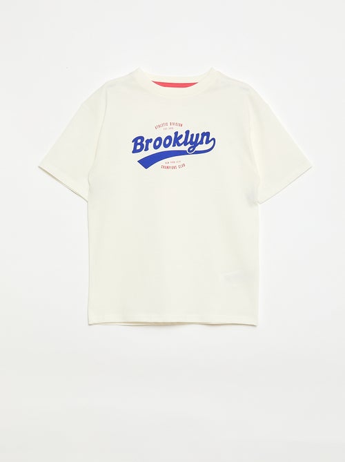 Ensemble pyjama court t-shirt + short - 2 pièces - Kiabi