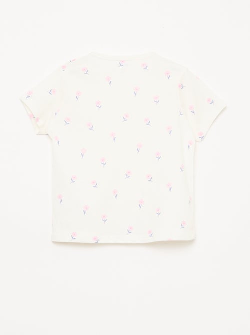 Ensemble pyjama court t-shirt + short - 2 pièces - Kiabi