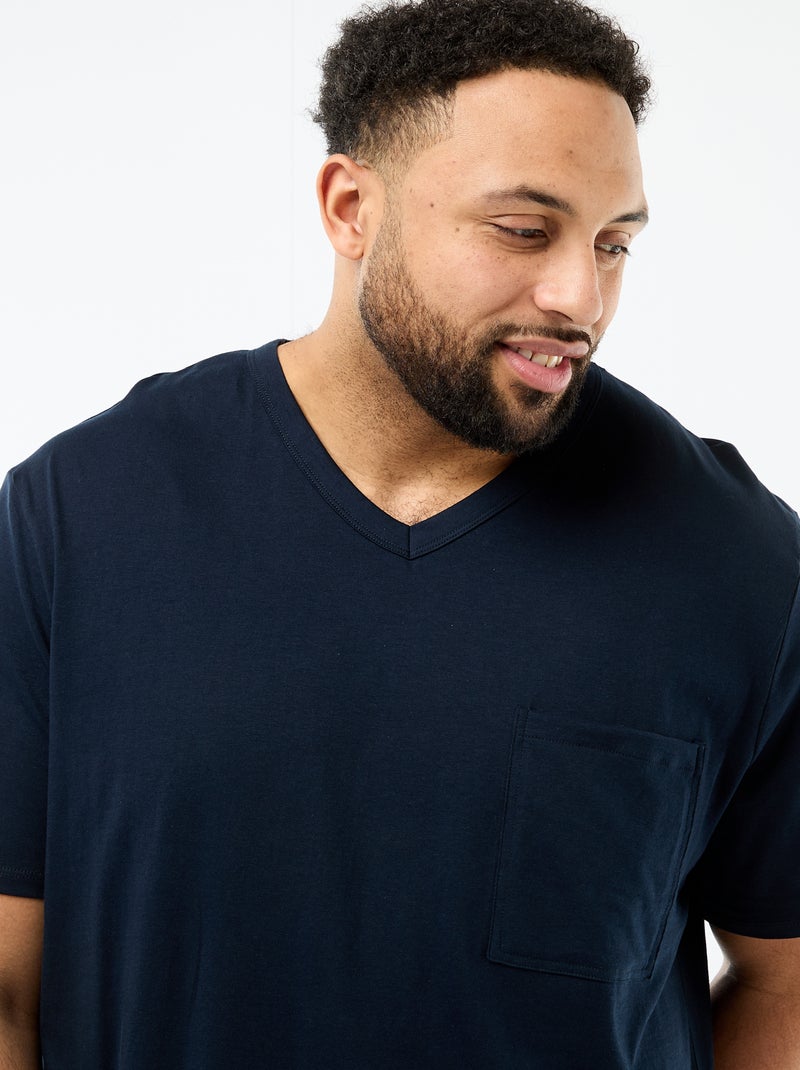 Ensemble pyjama court t-shirt + short - 2 pièces Bleu - Kiabi