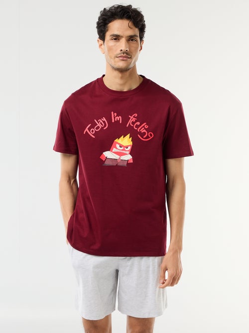 Ensemble pyjama court 'Vice Versa' - 2 pièces - Kiabi