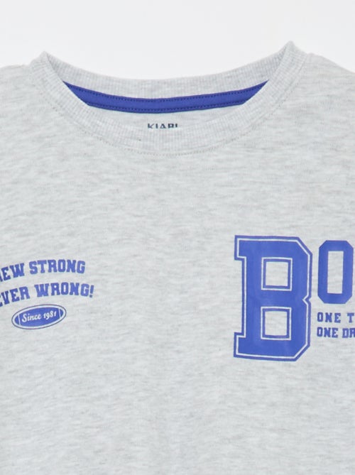 Ensemble pyjama en popeline - 2 pièces - Kiabi