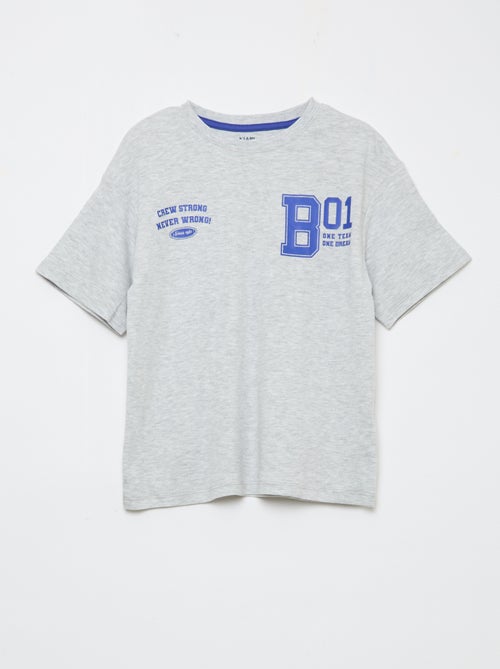 Ensemble pyjama en popeline - 2 pièces - Kiabi