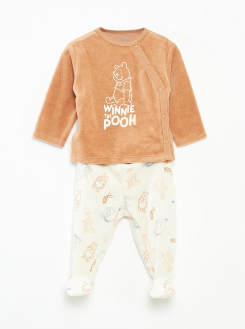 Ensemble pyjama en velours 'Disney' haut + pantalon - 2 pièces - Kiabi Ensemble pyjama en velours 'Disney' haut + pantalon - 2 pièces - Kiabi