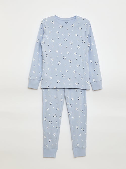 Ensemble pyjama imprimé t-shirt + pantalon - 2 pièces - Kiabi