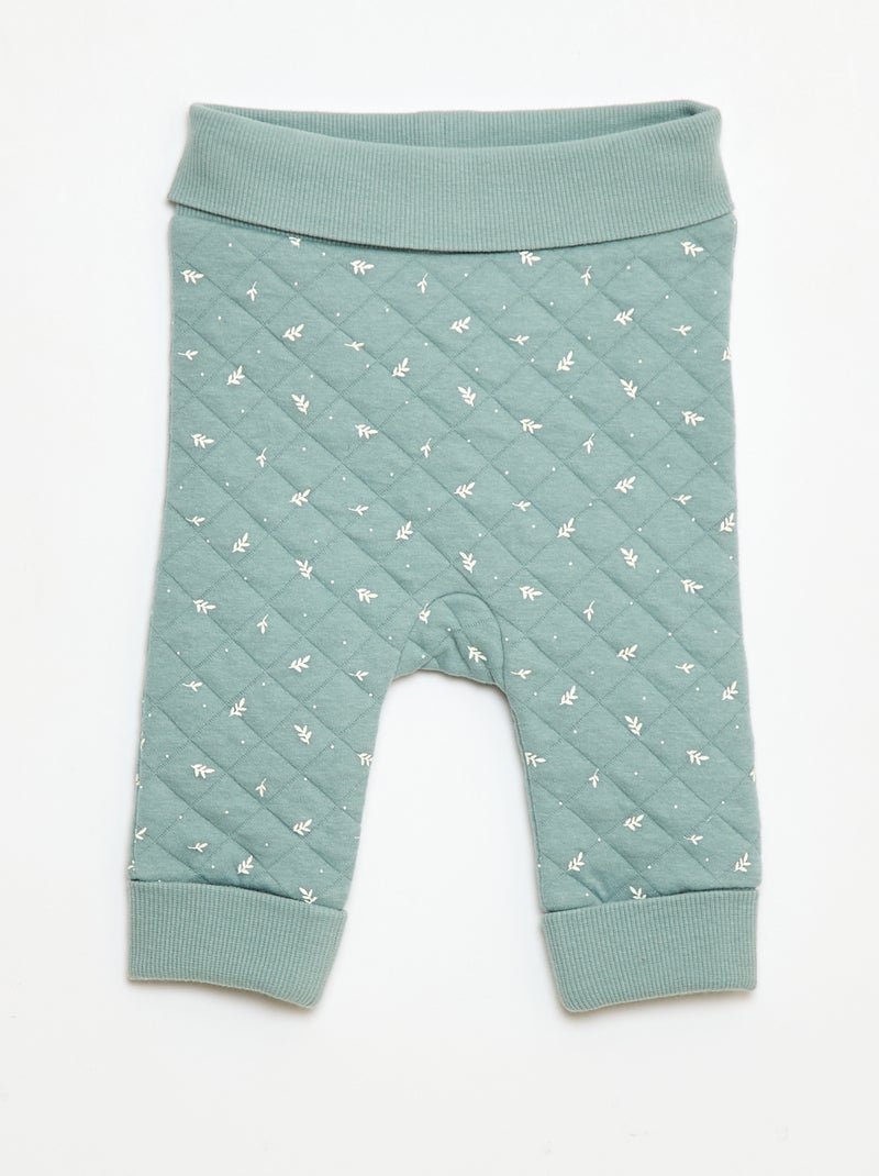 Ensemble pyjama jersey en coton Vert - Kiabi