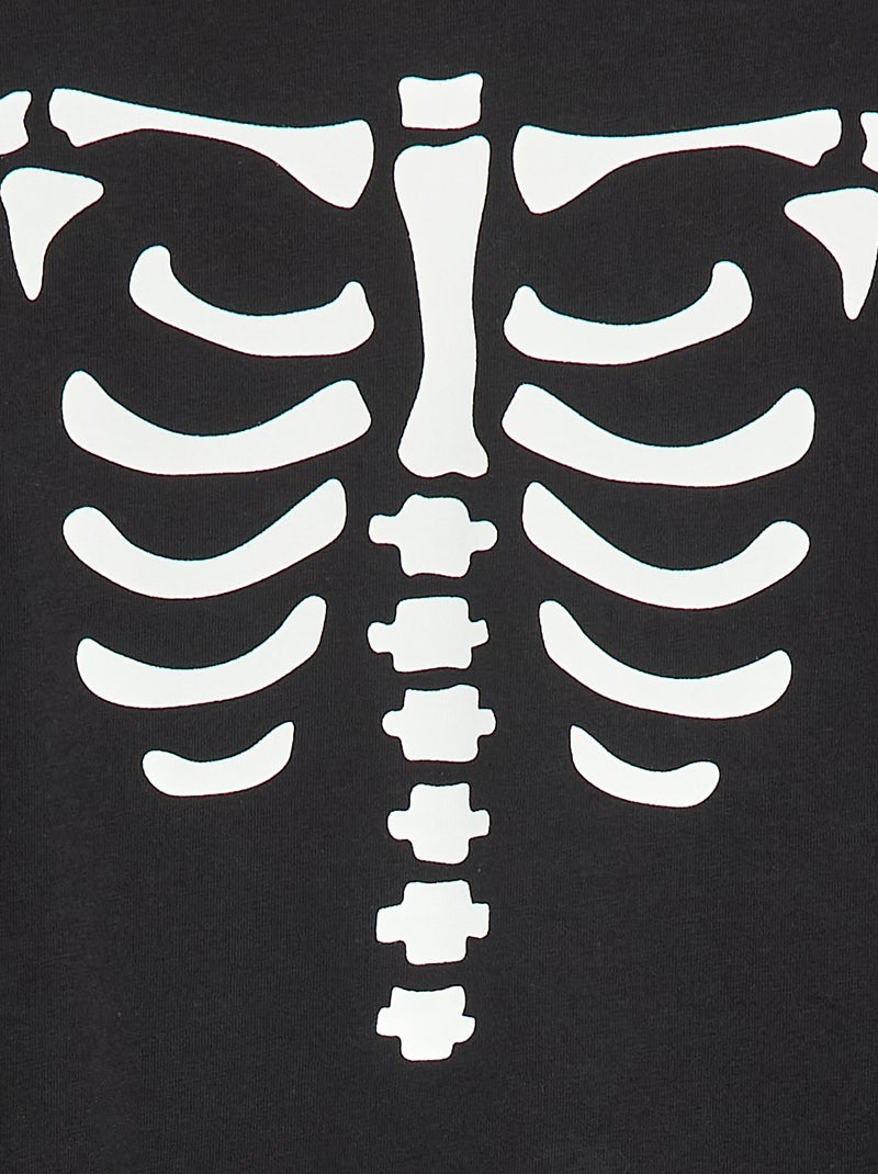 Ensemble pyjama long 'Halloween' - 2 pièces Noir - Kiabi