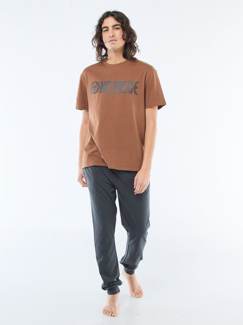 Ensemble pyjama long 'One piece' - 2 pièces - Kiabi