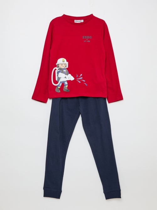 Ensemble pyjama long 'Playmobil' - 2 pièces - Kiabi