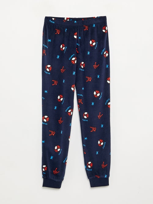 Ensemble pyjama long 'Spiderman' en polaire - 2 pièces - Kiabi Ensemble pyjama long 'Spiderman' en polaire - 2 pièces - Kiabi