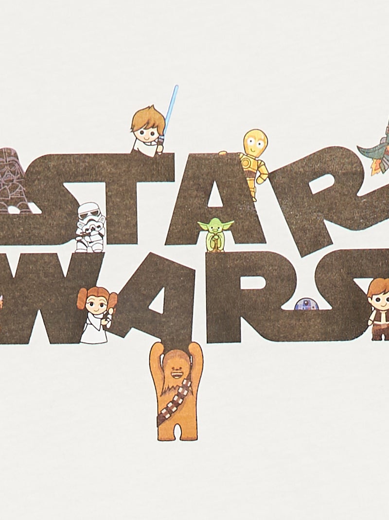 Ensemble pyjama long 'Star wars' - 2 pièces Blanc - Kiabi