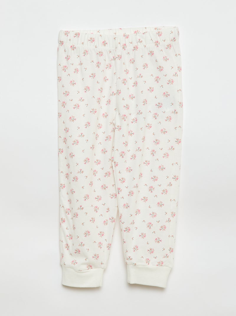 Ensemble pyjama long 'Tic Tac' 'Disney' - 2 pièces Rose - Kiabi