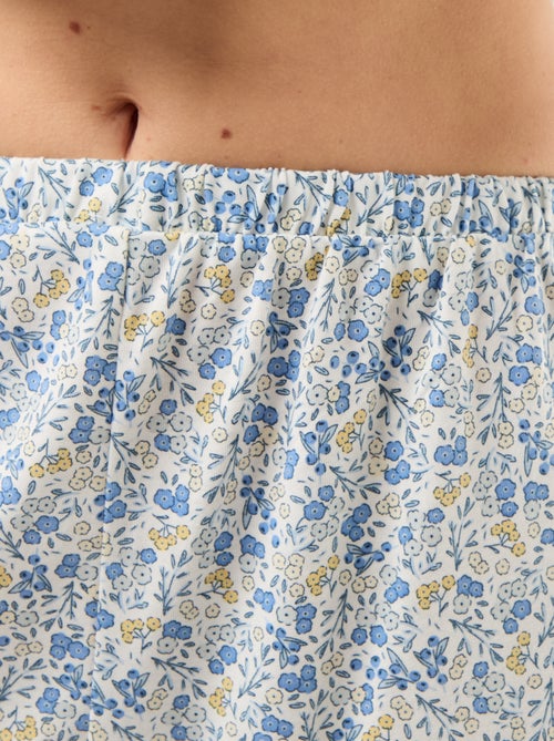 Ensemble pyjama short imprimé - 2 pièces - Kiabi