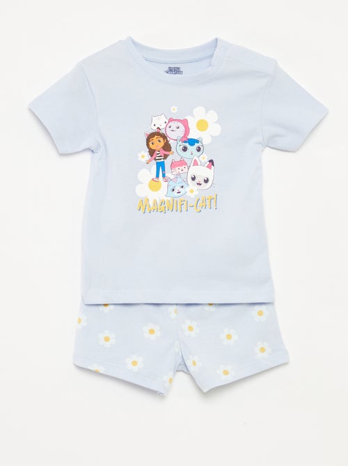 Ensemble pyjama short + t-shirt 'Gabby et la maison magique' - 2 pièces - Kiabi