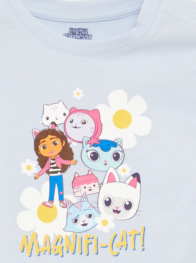 Ensemble pyjama short + t-shirt 'Gabby et la maison magique' - 2 pièces BLEU - Kiabi