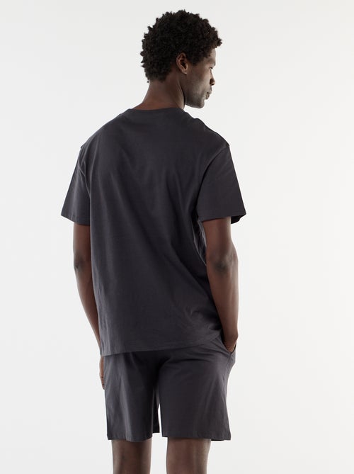 Ensemble pyjama short + t-shirt 'Minions' - 2 pièces - Kiabi