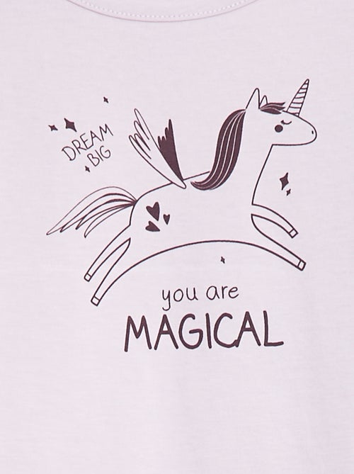 Ensemble pyjama t-shirt + legging imprimé - 2 pièces - Kiabi