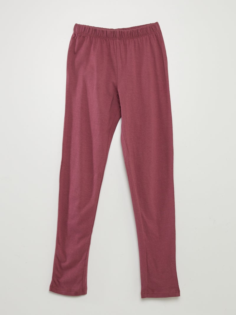 Ensemble pyjama t-shirt + pantalon - 2 pièces Rose - Kiabi