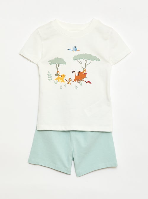 Ensemble Pyjama T-shirt + short 'Disney' - 2 pièces - Kiabi