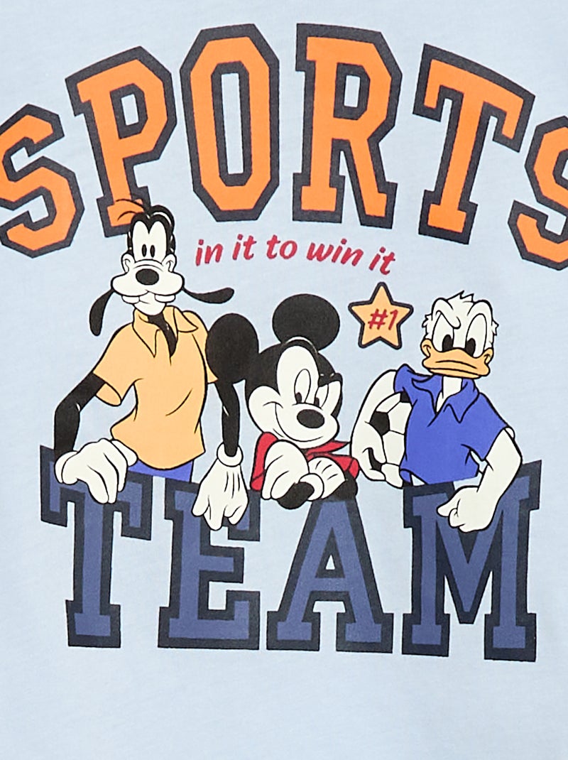 Ensemble Pyjama T-shirt + short 'Disney' - 2 pièces Bleu - Kiabi