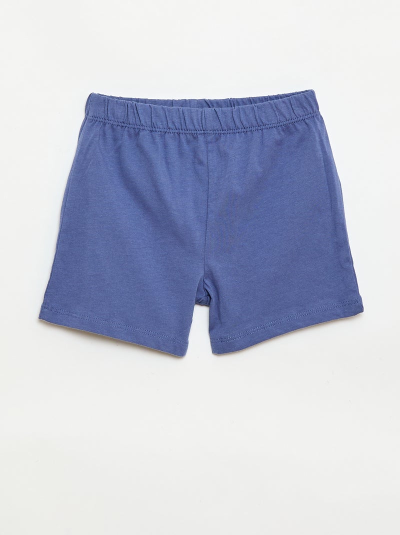 Ensemble Pyjama T-shirt + short 'Disney' - 2 pièces Bleu - Kiabi