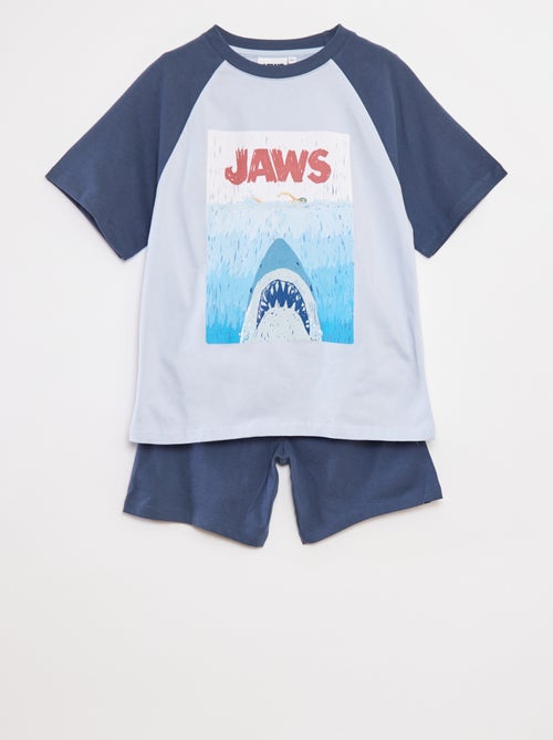 Ensemble pyjama t-shirt + short 'Jaws' - 2 pièces - Kiabi