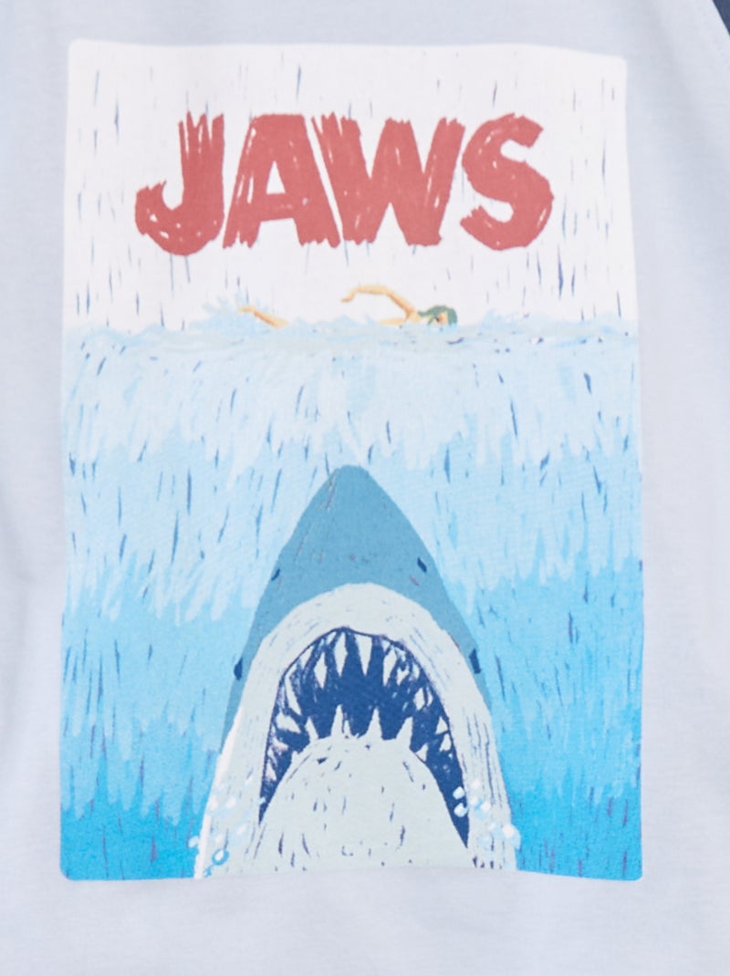 Ensemble pyjama t-shirt + short 'Jaws' - 2 pièces BLEU - Kiabi