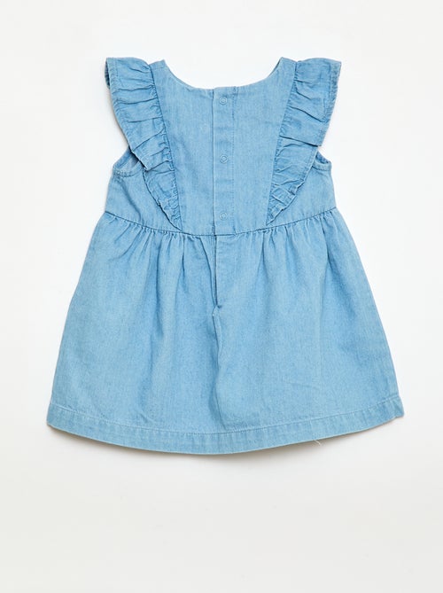 Ensemble robe + culotte en denim - 2 pièces - Kiabi