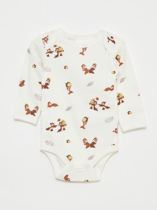 Ensemble salopette dors-bien + body manches longues 'Disney' - Kiabi