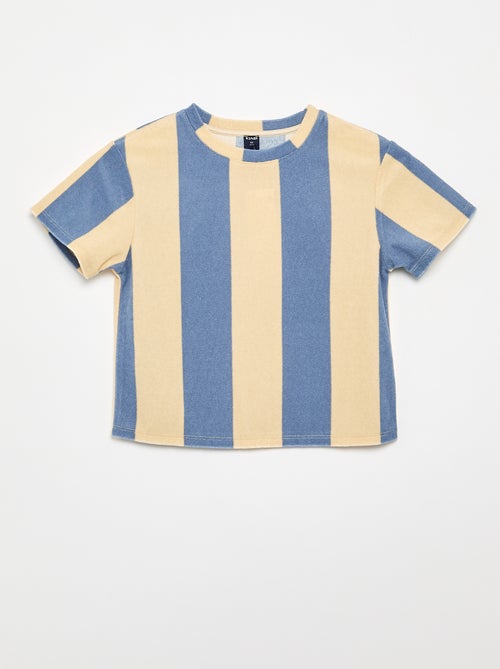 Ensemble short + T-shirt en maille bouclette - Kiabi