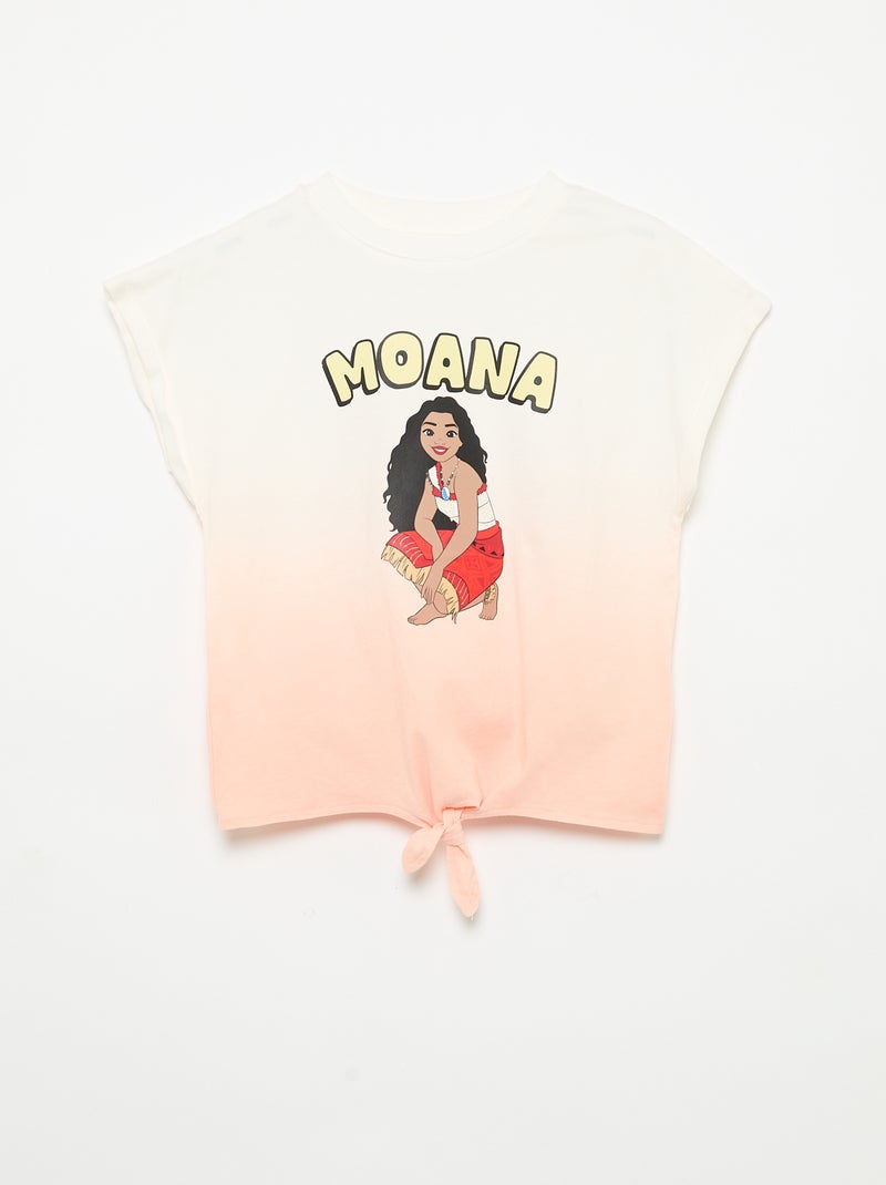 Ensemble short volanté + T-shirt 'Disney' Orange - Kiabi