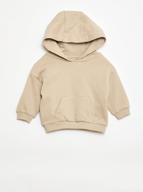 Ensemble sweat à capuche + jogging monochrome - 2 pièces - Kiabi