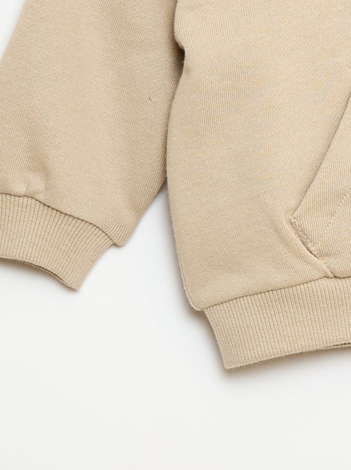 Ensemble sweat à capuche + jogging monochrome - 2 pièces - Kiabi