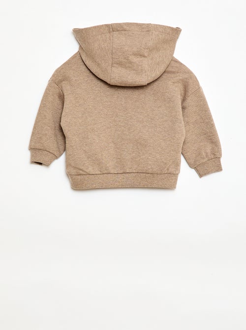 Ensemble sweat à capuche + jogging monochrome - 2 pièces - Kiabi