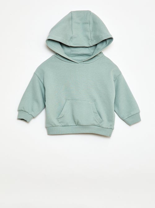 Ensemble sweat à capuche + jogging monochrome - 2 pièces - Kiabi