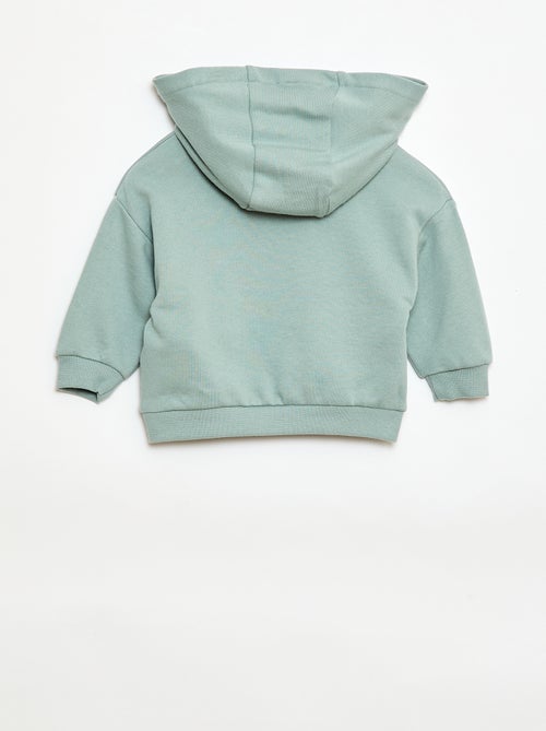 Ensemble sweat à capuche + jogging monochrome - 2 pièces - Kiabi