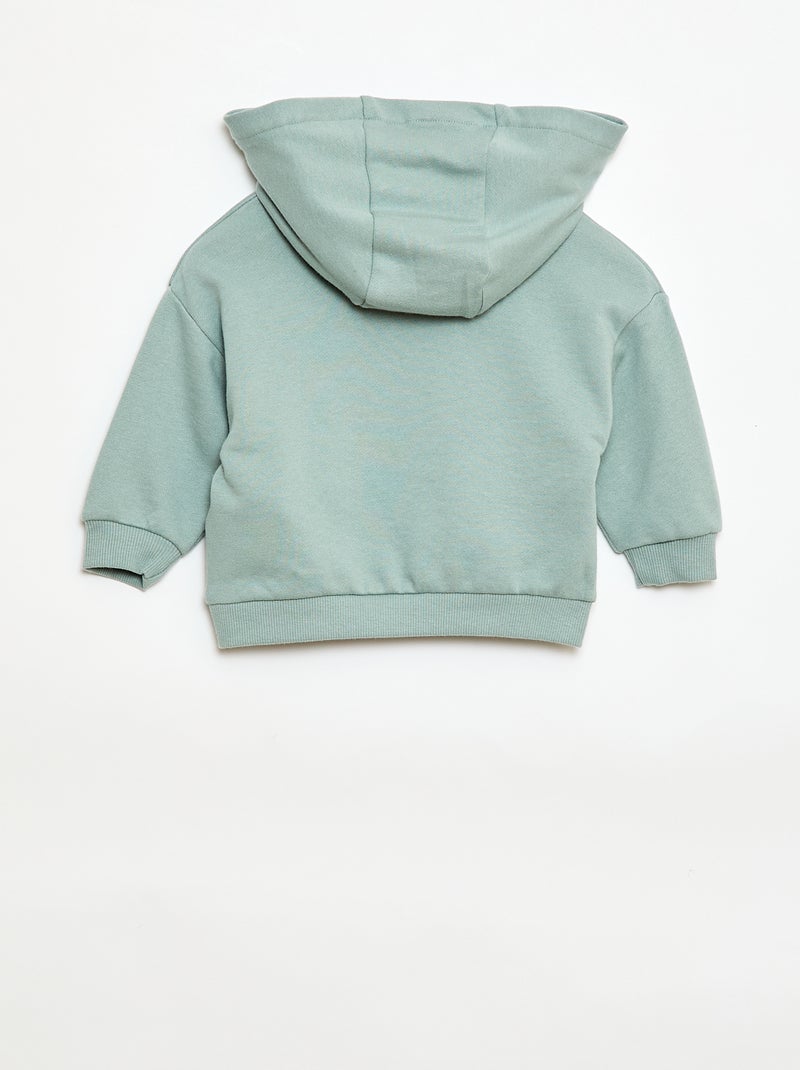 Ensemble sweat à capuche + jogging monochrome - 2 pièces Bleu - Kiabi