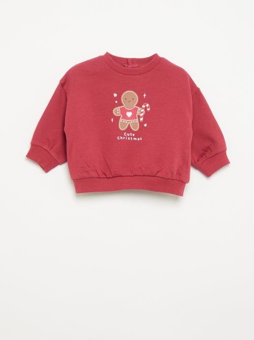 Ensemble sweat imprimé + legging - Kiabi