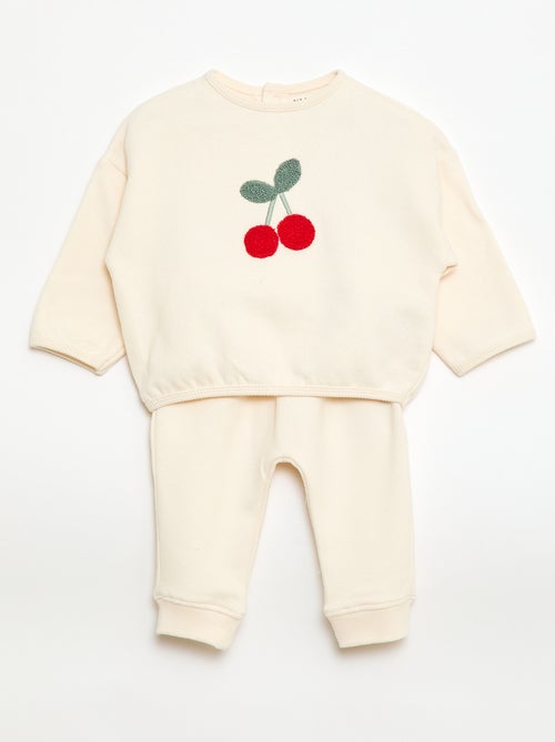 Ensemble sweat + jogging fantaisie - Kiabi