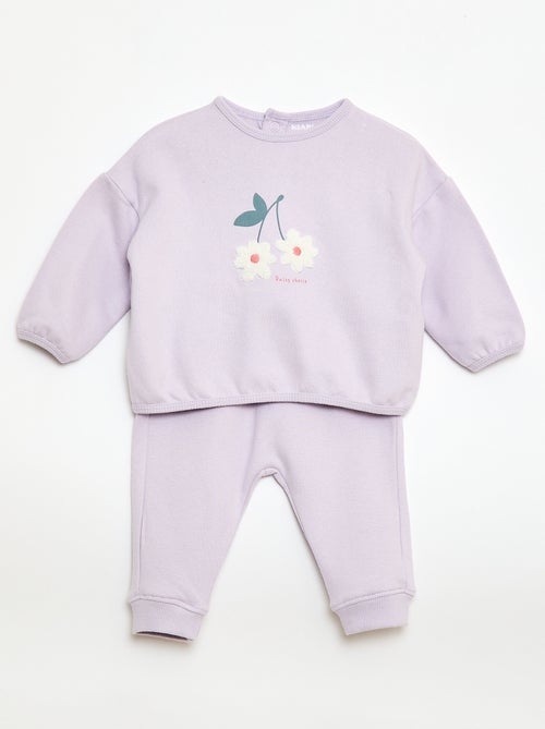 Ensemble sweat + jogging fantaisie - Kiabi