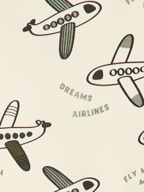 Ensemble sweat + jogging imprimé fantaisie - 2 pièces - Kiabi