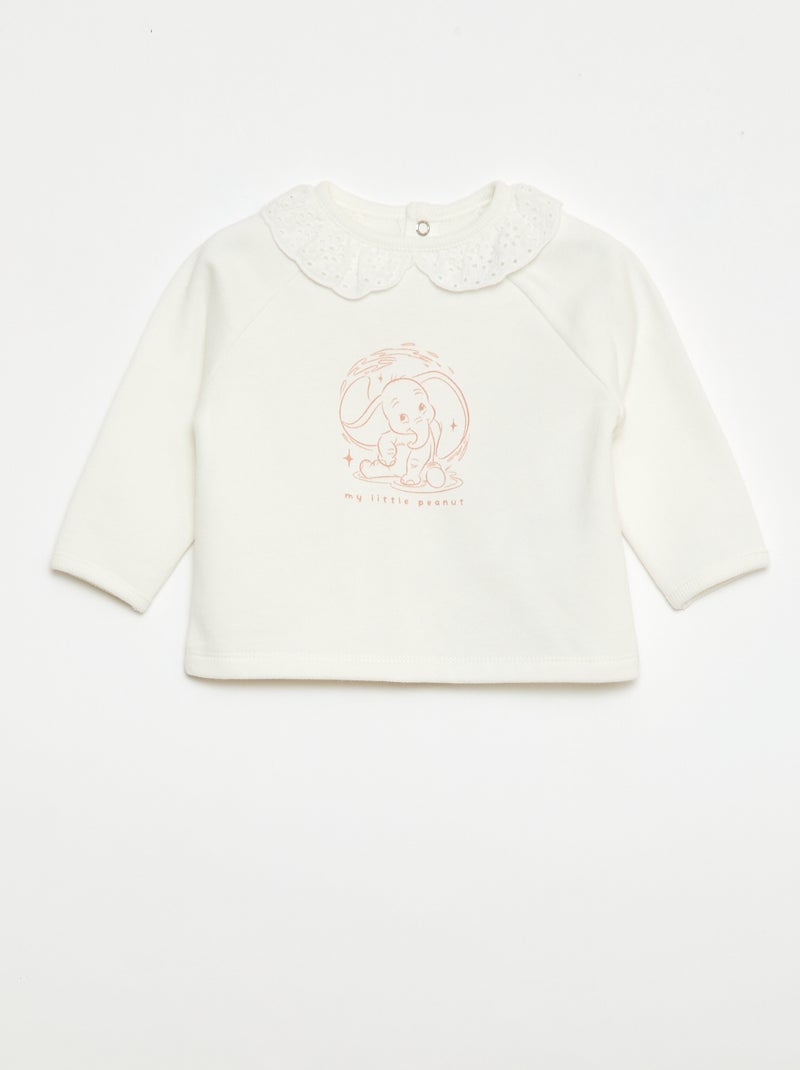 Ensemble Sweat + legging + bandeau 'Dumbo' - 3 pièces Blanc - Kiabi