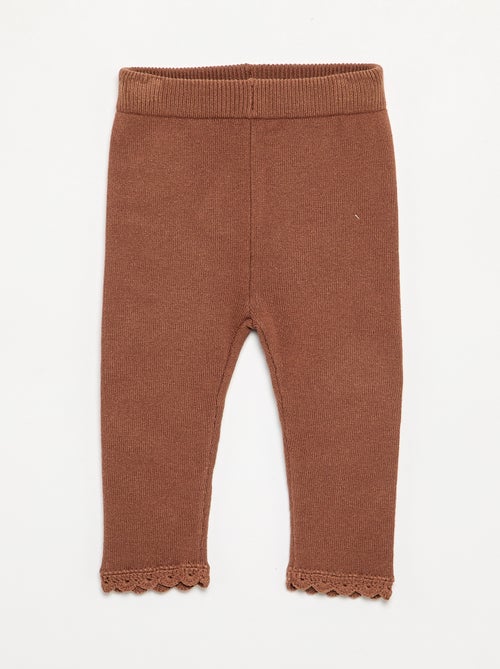 Ensemble sweat + legging en maille compact - 2 pièces - Kiabi