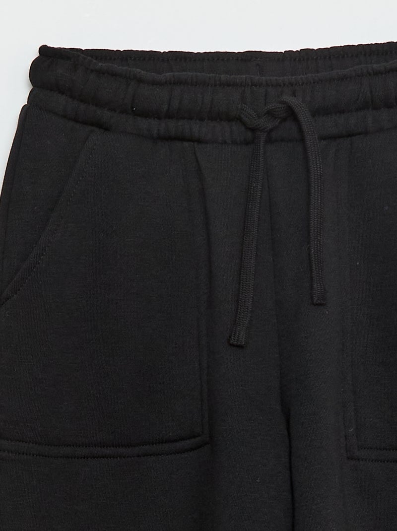 Ensemble sweat + pantalon de jogging - 2 pièces Noir - Kiabi