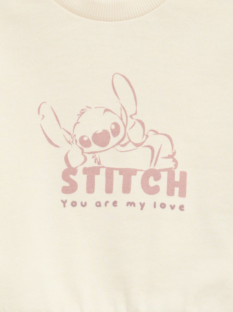 Ensemble Sweat-shirt + leggings 'Disney' Beige - Kiabi